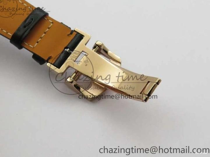 MIROTIME 0223 Premium Portugieser Perpetual Calendar IW503302 RG V9F 1:1 Best Edition Blue Dial on Black Leather Strap A 7098